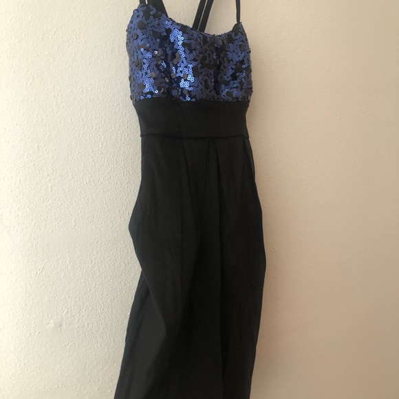 City Style Blue Cocktail Dress Size 7 (Worn Once) - Picture 2 of 3